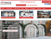 Tablet Screenshot of dhpaceoklahomacity.com